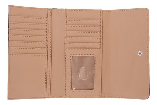 Cartera Guess Tempe SLG Slim Clutch Color Azul Color Azul Medio Diseño De La Tela Liso