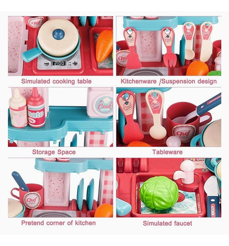 Imagen 3 de 7 de Juego De Cocina Para Niñas