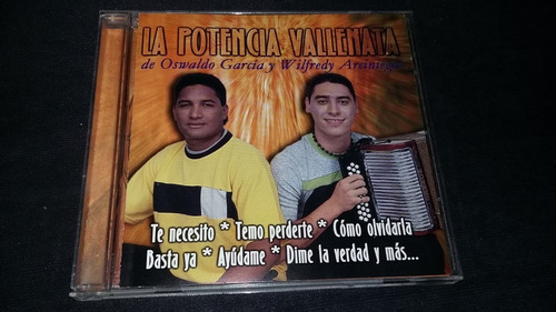 La Potencia Vallenata De Oswaldo Garcia & Wilfredy Cd Vallen