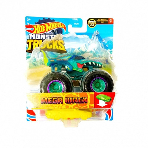 Carrinho Hot Wheels Monster Trucks Mega Wrex Verde - Mattel