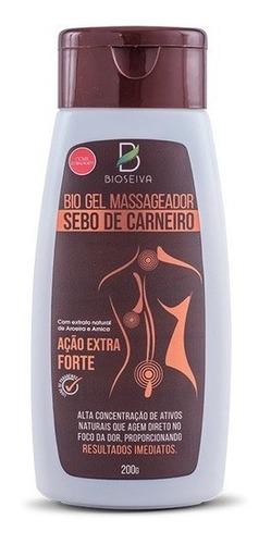 Gel Sebo De Carneiro 200g Bioseiva !! Extra Forte!!