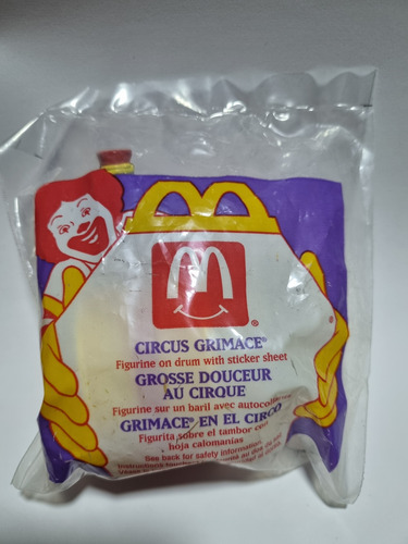 Juguete Mcdonalds Grimace En El Circo Año 1994 (Usado)