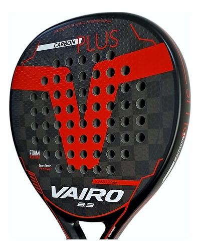 Paleta Padel Vairo 8.3 Carbon Plus Importada | Favio Sport