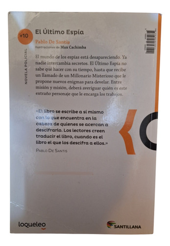 El Último Espía De Pablo De Santis (Usado)