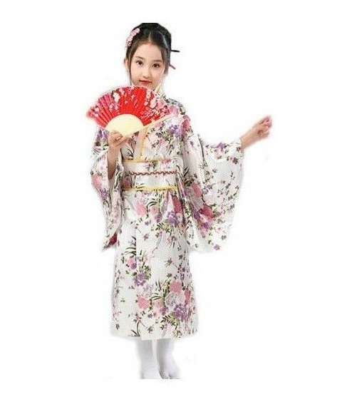 Kimono Japonés Tradicional Color Pastel Para Niña | sptc.edu.bd