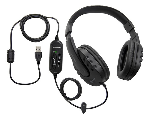 Ecs Wordmaster Deluxe Overhead - Auriculares De Diadema Con