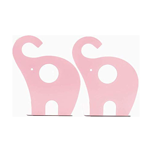 Steel Book Racks Cute Elephant Art Bookends Desk Access...