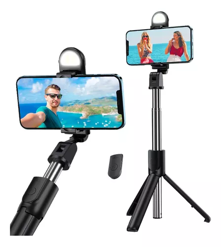 Palo Selfie Trípode Con Luz Selfie Stick Bluetooth Remoto