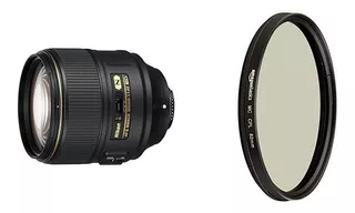 Lente Nikon Af-s Fx Nikkor 105mm F / 1.4e Ed Para Nikon D...