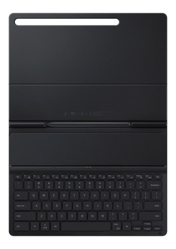 Imagem 9 de 10 de Capa Teclado Original Samsung Slim Galaxy Tab S7 Fe Preta