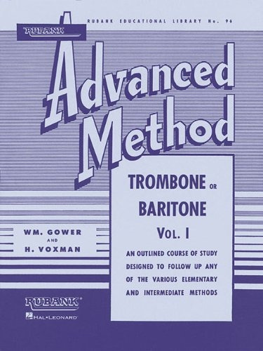 Rubank Advanced Method  Trombone Or Baritone, Vol 1 (rubank 