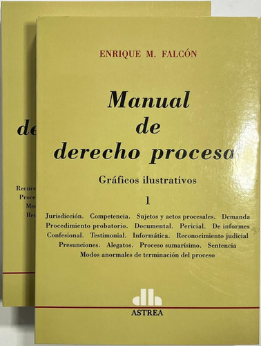 Manual De Derecho Procesal. 2 Tomos - Falcon, Enrique M