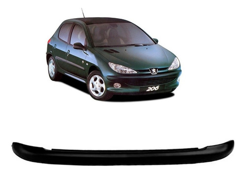 Moldura Parachoque Trasero Para Peugeot 206 1.4 1999 2008