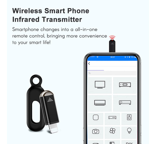 Transmisor Infrarrojo Inalámbrico Para Teléfono