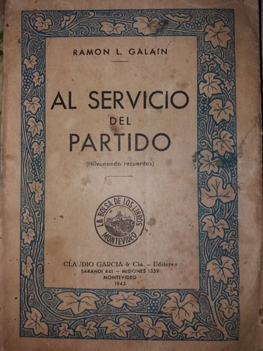 Ramon Galain Revolucion 3 Arboles 1904 1897 Tupambae 1903 