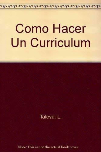 Como Hacer Un Curriculum Vitae, De Laura Taleva. Editorial Valletta Ediciones, Tapa Blanda En Español