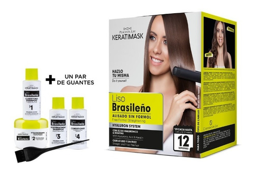 Kit Alisado Brasileño Keratimask Sin Formol (hasta 3 Meses)