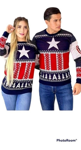 Duo Pareja Bc Navideño Ugly Sueter Xmas Sweter  Set