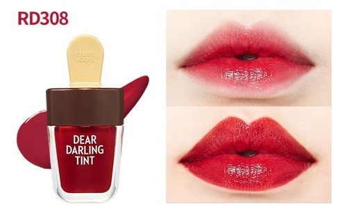 Etude House Dear Darling Water Gel Tint_helado Acabado Brilloso Color Rd308