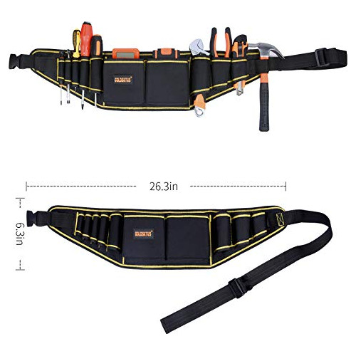 Cinturon Para Electricista Carpintero Construccion Bolsa