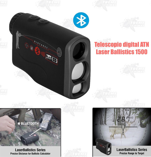 Telescopio Digital Atn Laser Ballistics 1500 Xtreme