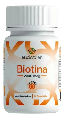 Biotina - 2000 Mcg - Vitaminas Para El Cabello, Piel Y Uñas