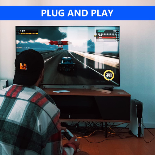 Hub Usb Yoxzus Para Ps5, Compatível Com Expansor De Porta Us