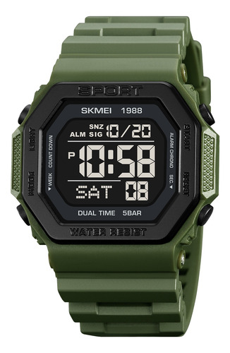 Reloj Digital Led Impermeable Skmei Para Deportes Al Aire Ag