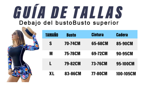 Traje De Baño De 2 Piezas Rash Guard Con Shorts Para Mujer