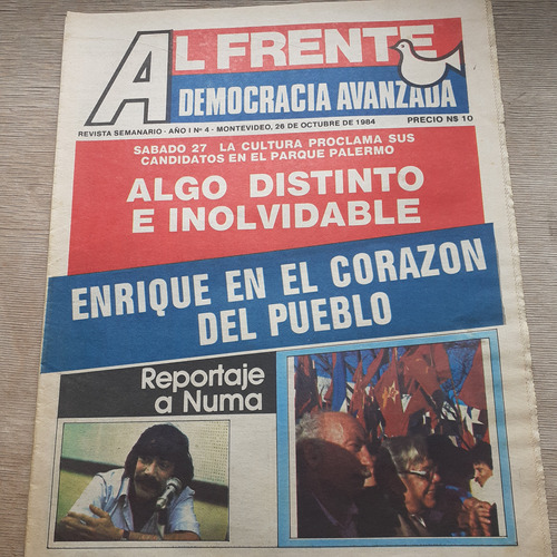 Semanario Al Frente Nº4 - Democracia Avanzada-frente Amplio