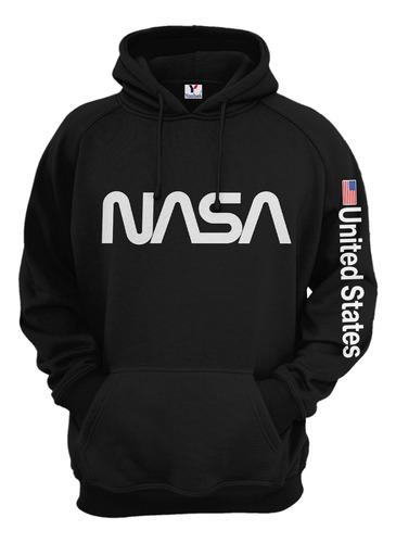 Sudadera Nasa, Con Capucha, Cangurera Unisex 