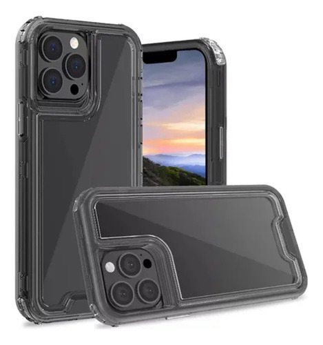 Funda Para Redmi Uso Rudo 360 Transparente Antigolpes Con Marco Frontal Combo 3 En 1