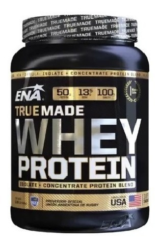 Imagen 2 de 7 de Proteina True Made X 1kg Ena Promo X 2 Combo Sabor Frutilla