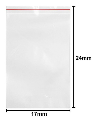 Imagem 2 de 3 de Saco Zip Lock 17x24 Saquinhos 100 Und