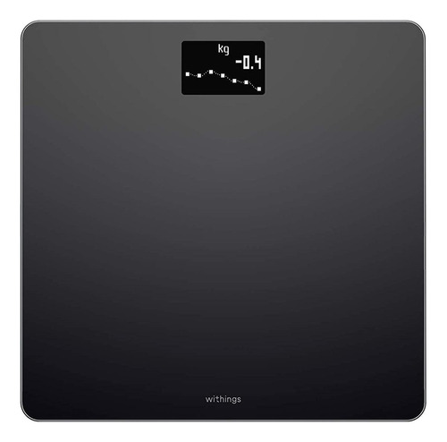 Báscula digital Withings Body negra, hasta 180 kg