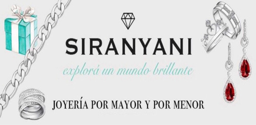 Imagen 4 de 4 de Aro Colgante De Plata 925 Modelo Cartera