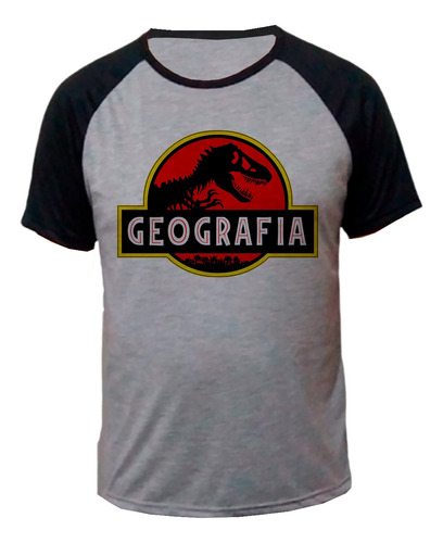 Camiseta Blusa Raglan Faculdade Camisa Geografia