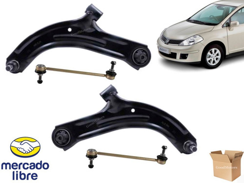 Juego Bandejas + Bieletas Nissan Tiida 2005 A 2013 // 4 Pcs