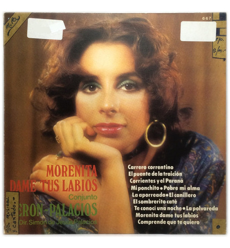 Vinilo Conjunto Veron - Palacios Morenita Dame Tus Labios Lp