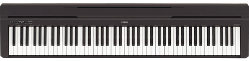 Piano digital negro Yamaha P45 con fuente P-45 P45b P-45b