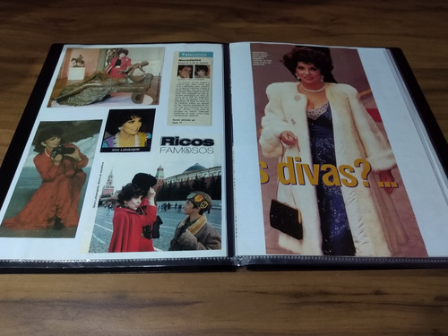 Gina Lollobrigida * Carpeta Recortes Revistas Clippings (Usado)