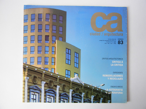 Revista Ca Ciudad Arquitectura 83 Fotos Planos 1996