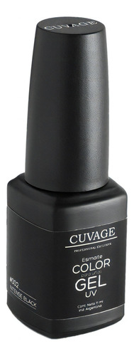 Cuvage Semipermanente Gel Nº002 Intense Black X 11 Ml Color negro intenso