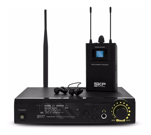 Imagen 1 de 8 de Skp Stage In Ear Sistema Monitoreo Intra Aural Inalámbrico