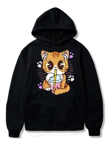 Blusa De Frio Moletom Refrigerante Gatinho Fofo Gatos MercadoLivre