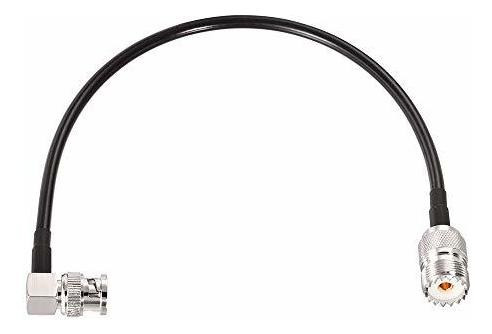 Bnc Macho A So239 Rg58 Cable Uhf Jack Femenino A Bnc Ma...