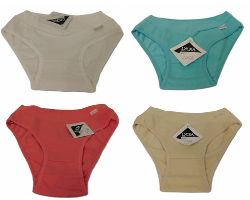Pack 12 Bombachas Nena Jaliné 4a12 Años Ropa Interior Fem