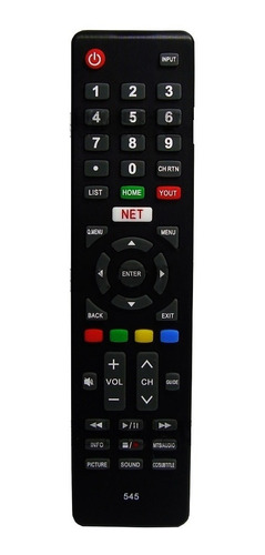 Control Remoto Para Telefunken Kodak Smart Tv Led Lcd 545