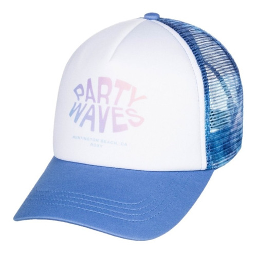 Gorra Roxy Modelo Donut Spain Azul Blanco Trucker Importada