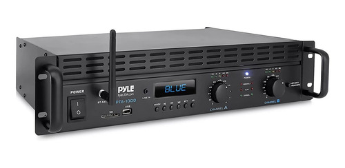 Amplificador Pyle, Bluetooth, 2 Canales, 2000w Pro